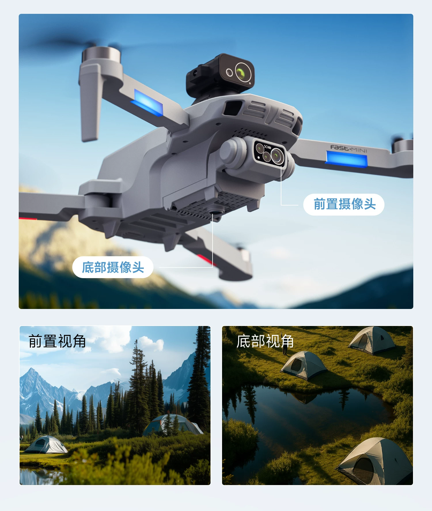 4DRC drone with built-in screen, entry-level aerial photography, high-definition professional GPS, automatic return 10000 meters, large brushless