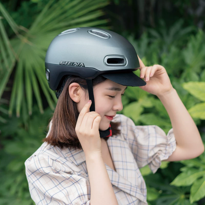 Summer ventilated electric bike safety helmet, ultra lightweight adult riding helmet