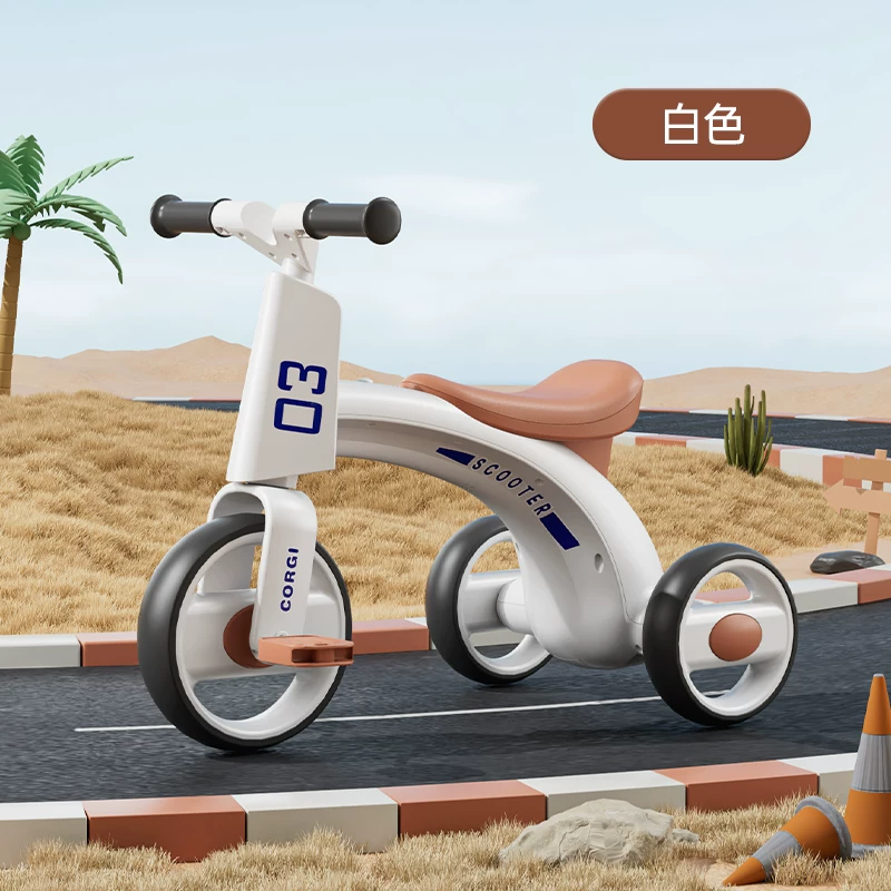 Children's tricycles, bicycles, boys and girls aged 1-3 to 6, music, lighting, pedaling toy bikes, lightweight toys for children, and a walking tool for children