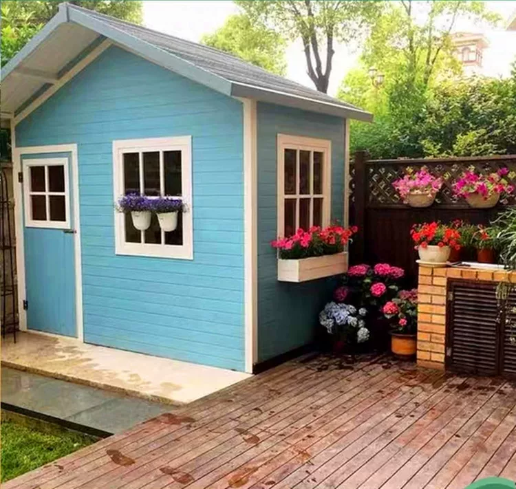 Kindergarten Outdoor Doll Home Wooden Kitchen Children's Outdoor Mobile Game House Garden Anti corrosion Wooden House Assembly