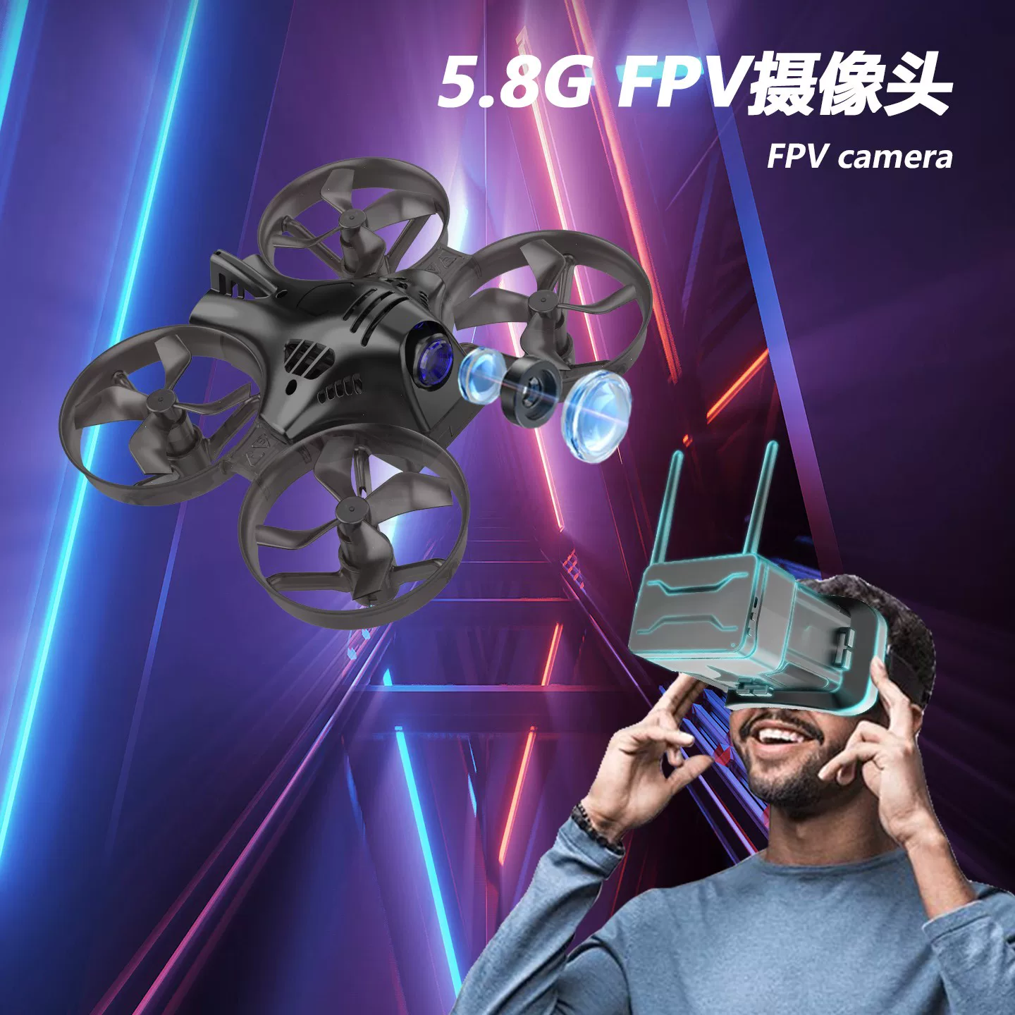Entry level FPV Crossover Aircraft Hand Flying Q30 Drone Model Racing Competition High definition Aerial Photography Remote Control Aircraft