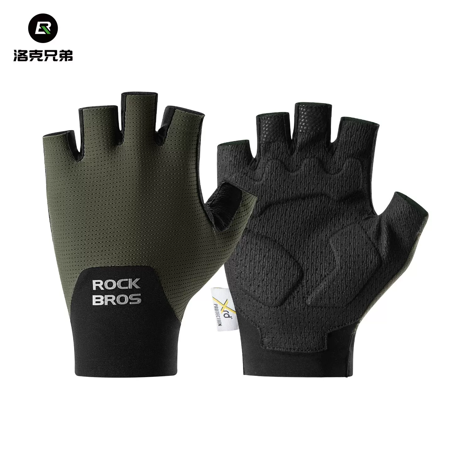Rock Brothers cycling gloves, all finger mountain road cycling gloves, men's and women's spring and autumn touch screen long finger gloves
