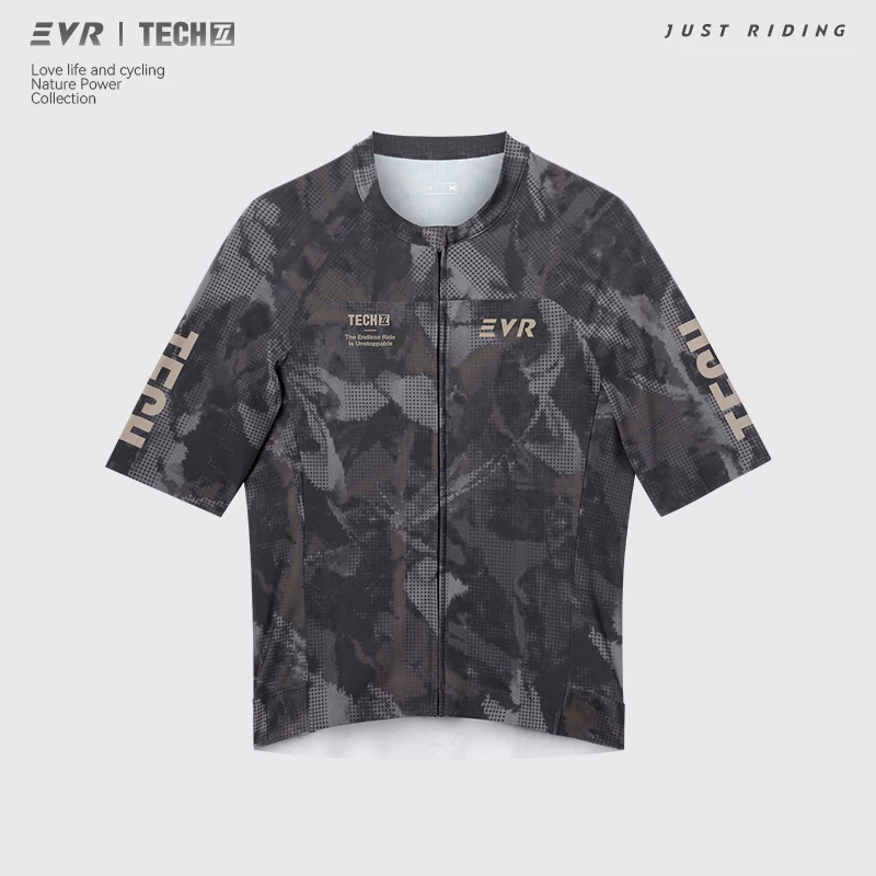EVR men's cycling suit summer moisture absorbing, quick drying, reflective, antibacterial professional cycling suit short sleeved, light dust era