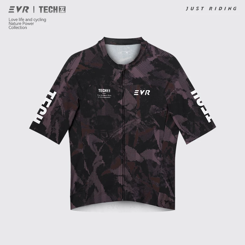 EVR men's cycling suit summer moisture absorbing, quick drying, reflective, antibacterial professional cycling suit short sleeved, light dust era