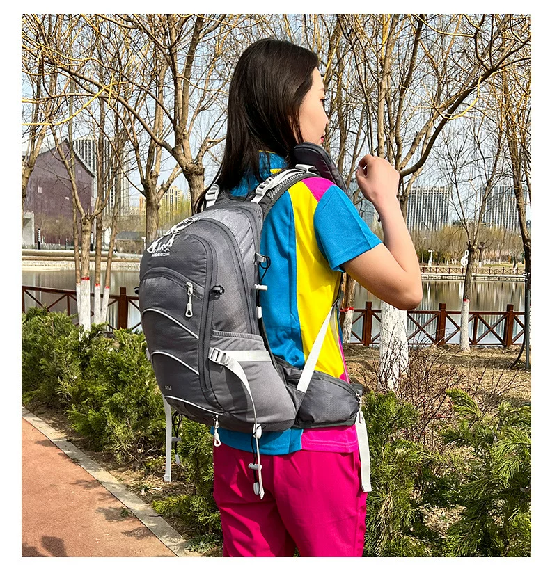 Mountaineering bag 20 liter suspended backpack for outdoor hiking, mountain climbing equipment, backpack system, cycling backpack