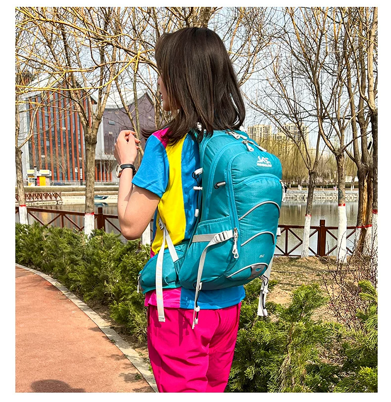 Mountaineering bag 20 liter suspended backpack for outdoor hiking, mountain climbing equipment, backpack system, cycling backpack