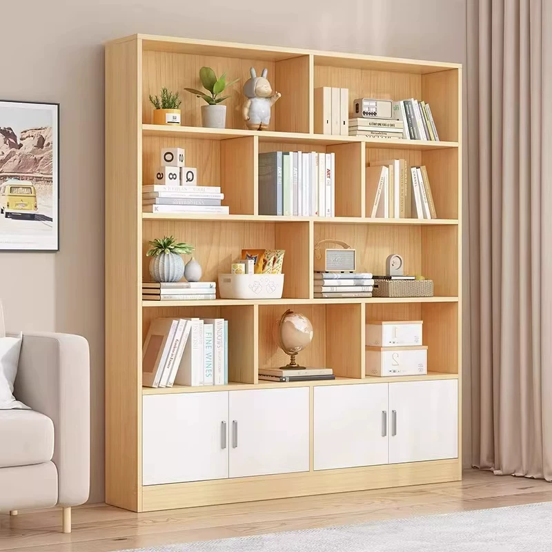 Bookcases, floor to ceiling shelves, multi-layer student home bookshelves, living room integrated wall to wall bookshelves, study floor to ceiling cabinets