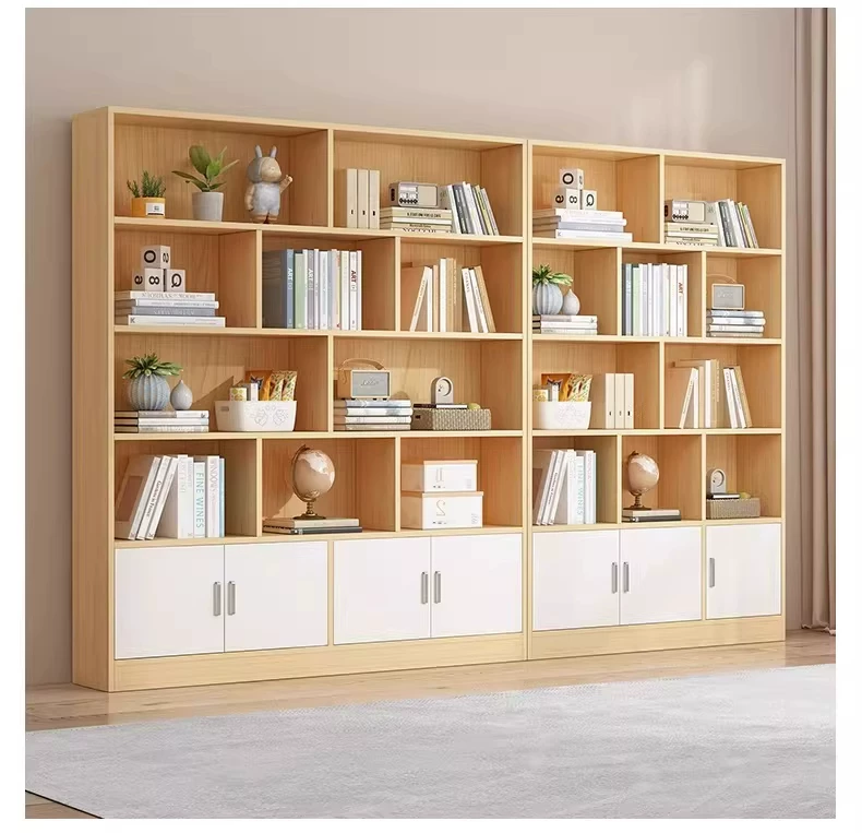 Bookcases, floor to ceiling shelves, multi-layer student home bookshelves, living room integrated wall to wall bookshelves, study floor to ceiling cabinets