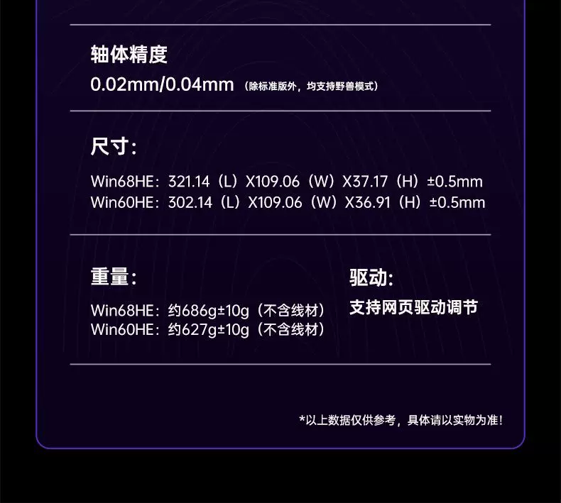 Wolf Spider Magnetic Axis Mechanical Keyboard WIN60 RGB Customized Wired Keyboard for Esports Games 68HE High Wheel Inquiry Rate Suitable for RT Fearless Contract