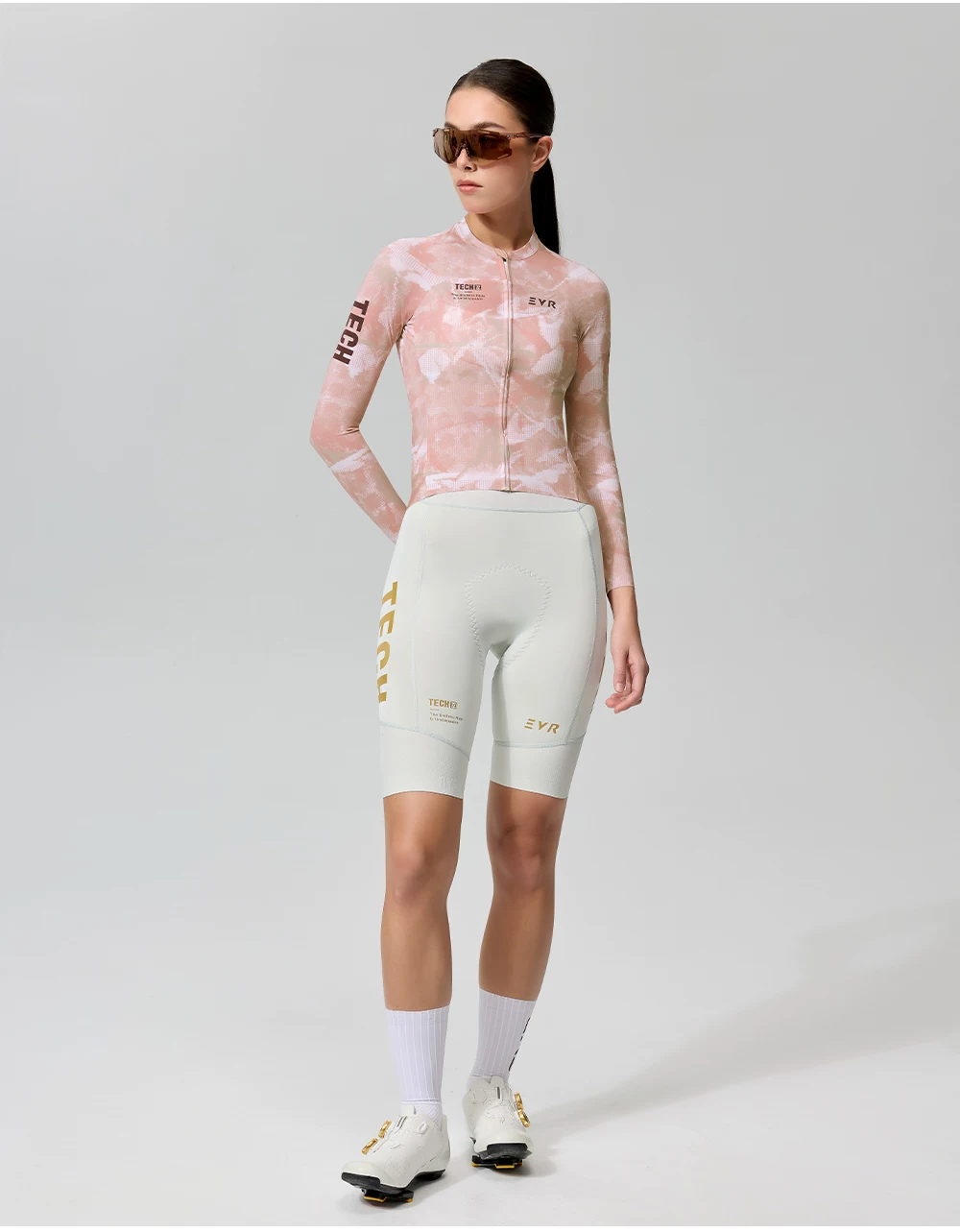 EVR26 New Light Dust Era Summer Cycling Clothing Long Sleeve Sunscreen Quick Drying Women's Road Bike Top High Elasticity