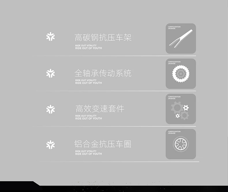 Red Flag Official Flagship Store Mountain Bike Male and Female Adult Off road Variable Speed Highway Purple Tire Youth Bike