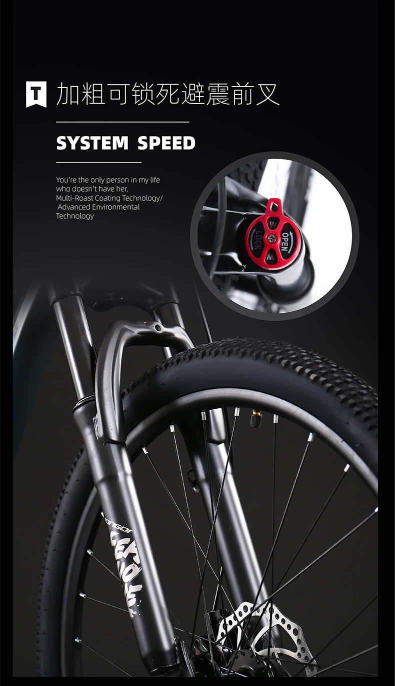 Red Flag Official Flagship Store Aluminum Alloy Mountaineering Bike Male Adult Off road Variable Speed Road Bike Youth Bike