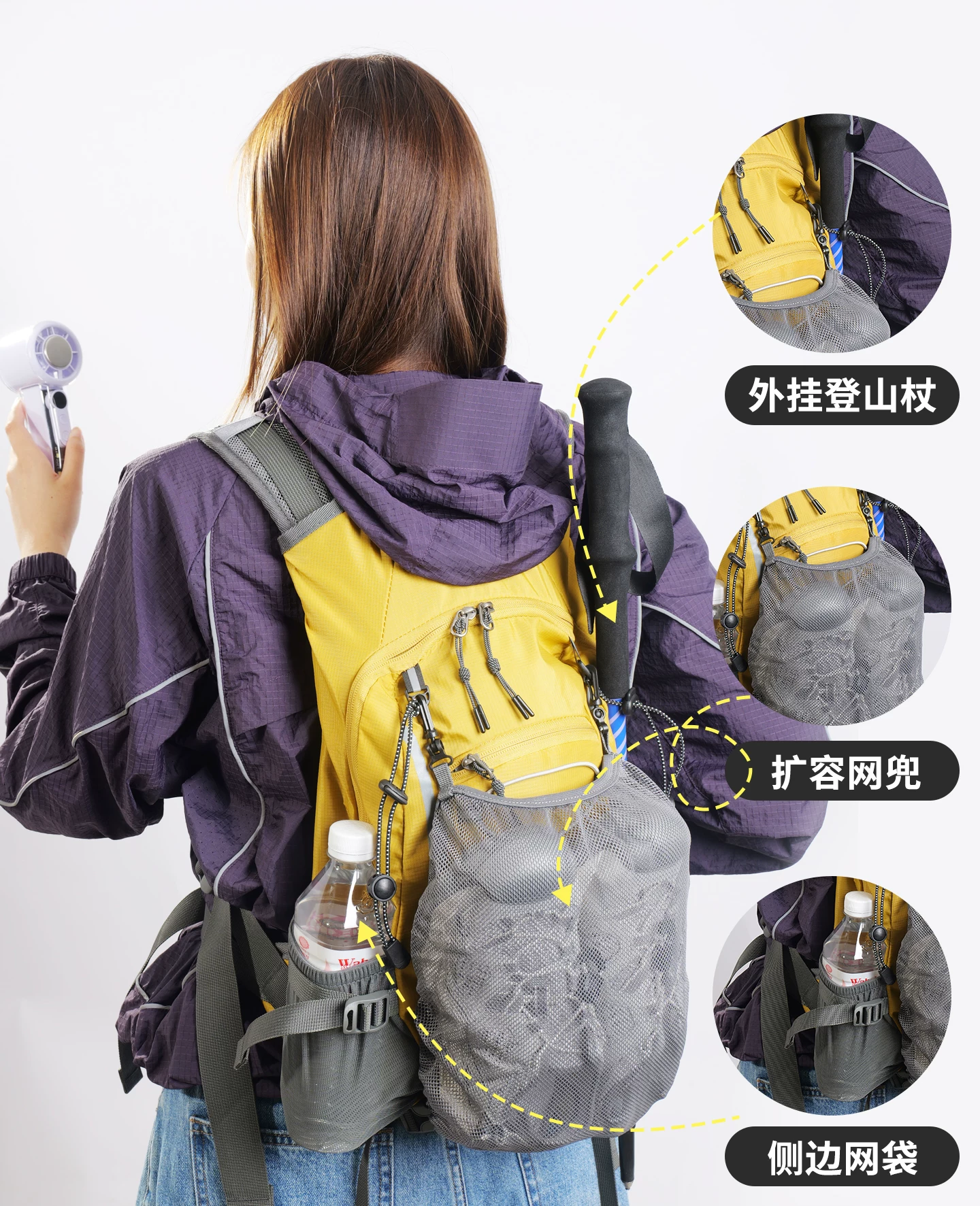 Saipu Lightweight Hiking Backpack for Women Outdoor Lightweight Waterproof Travel Hiking Backpack for Men