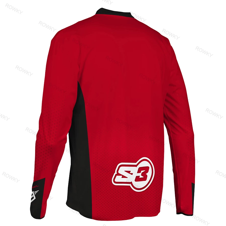 S3 motorcycle shirt racing suit quick dry long sleeved motorcycle suit mountain off-road riding suit bicycle speed conquer men