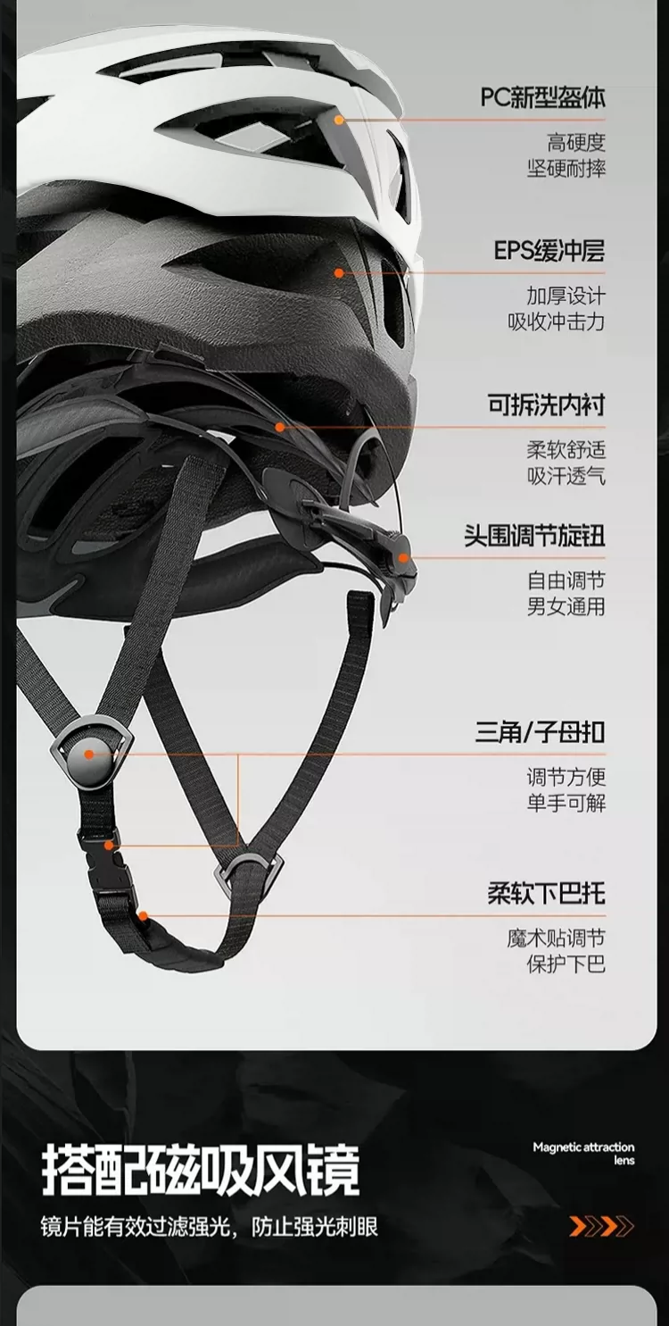 Flying pigeon bicycle riding helmet integrated molding road bike mountain bike helmet protective gear for men and women riding equipment