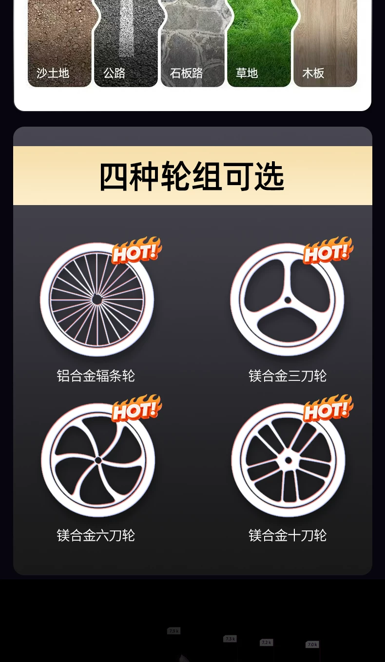 Folding mountain bike for adult men and women, soft tail dual shock absorption off-road variable speed, student commuting bike for work