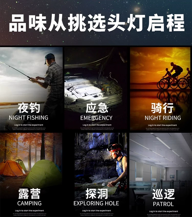 Cat Commander 2025 new strong light headlight fishing specific induction ultra long endurance night fishing light ultra bright red light mosquito repellent