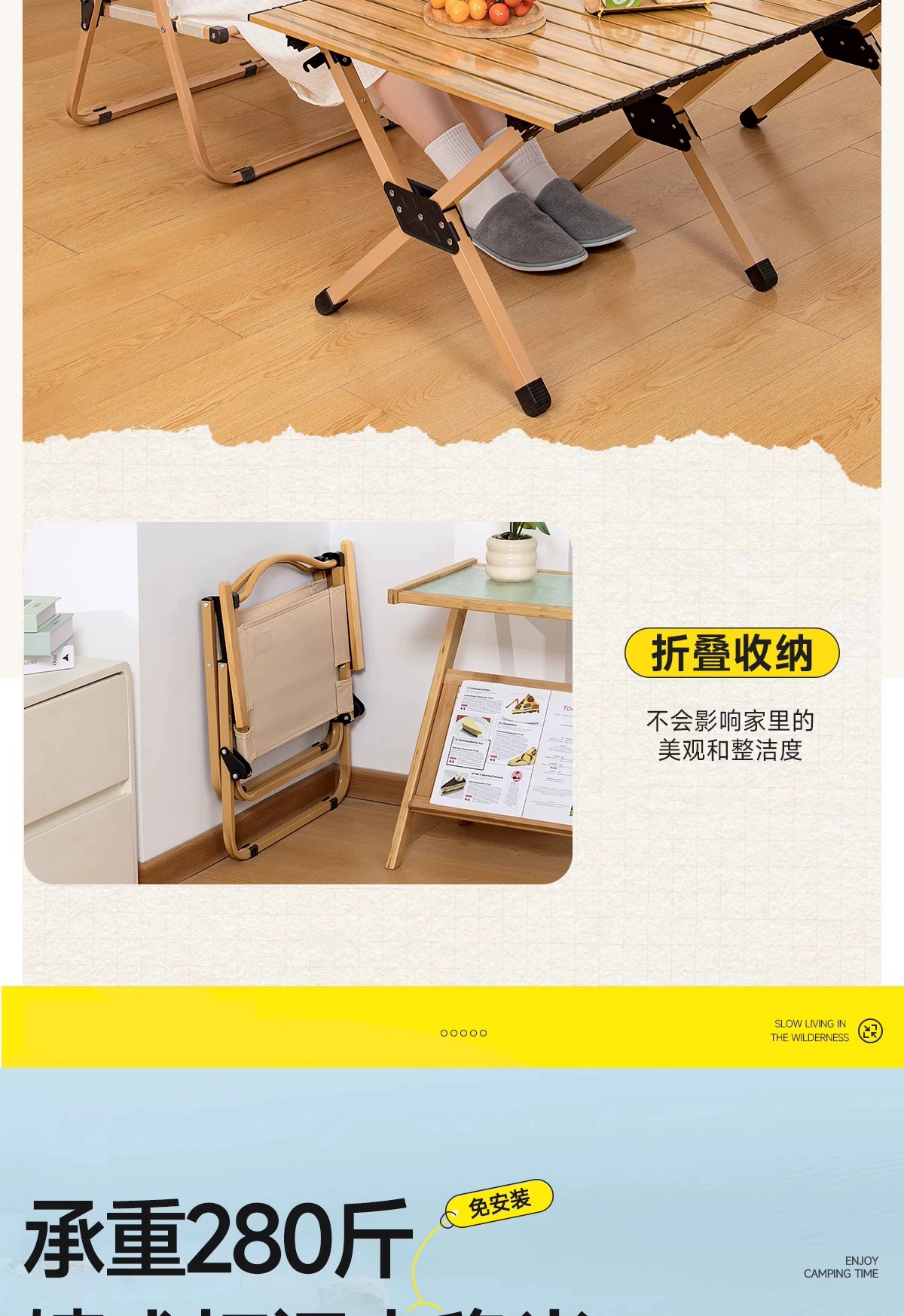 Outdoor folding chair portable picnic Kemet chair ultra light fishing bench camping beach chair table and chair set