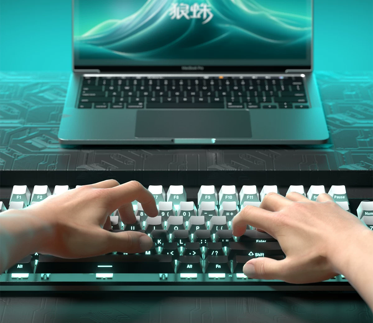 Tarantula F2088Air the third mock examination Mechanical Keyboard Wireless Bluetooth E-sports Game Office Desktop Computer 108 Keyboard Mouse