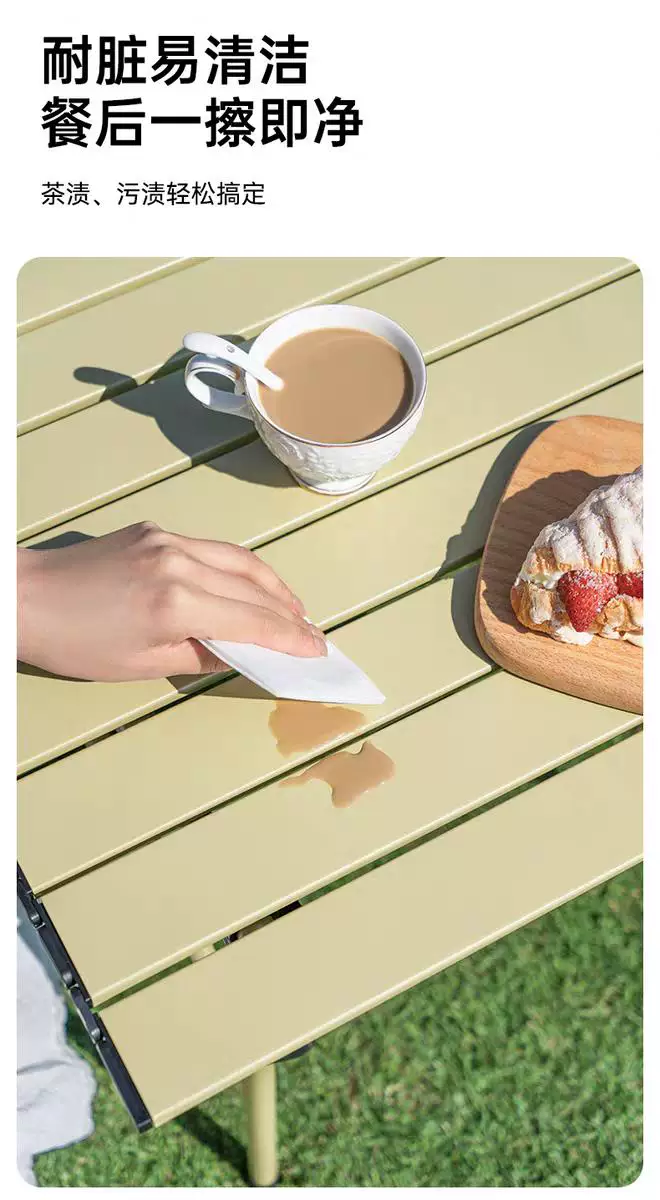 Low backrest table and chair set, outdoor folding table, moon chair set, portable night market stall, lazy chair, backrest chair