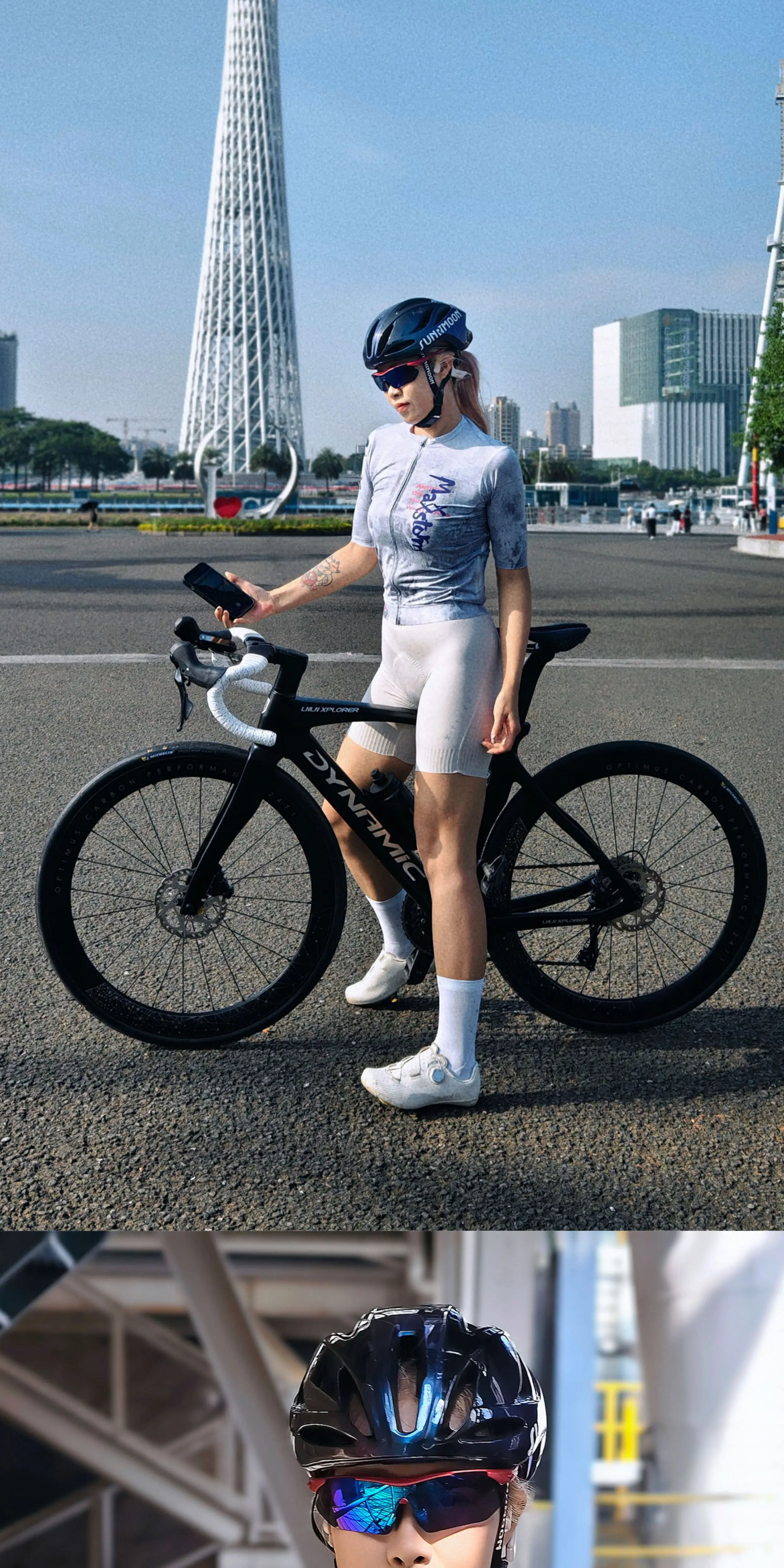 Maxxstorm Racing Mastone Retro Graffiti Breathable Cycling Short Sleeves Tight Fit Slimming Cycling Clothing Equipment