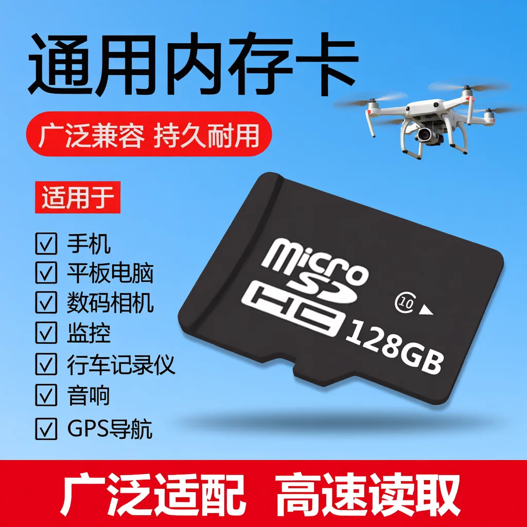 Wholesale 32G/64G/128G/256G/512G memory cards, mobile monitoring speakers, sound cameras, SD cards, TF cards