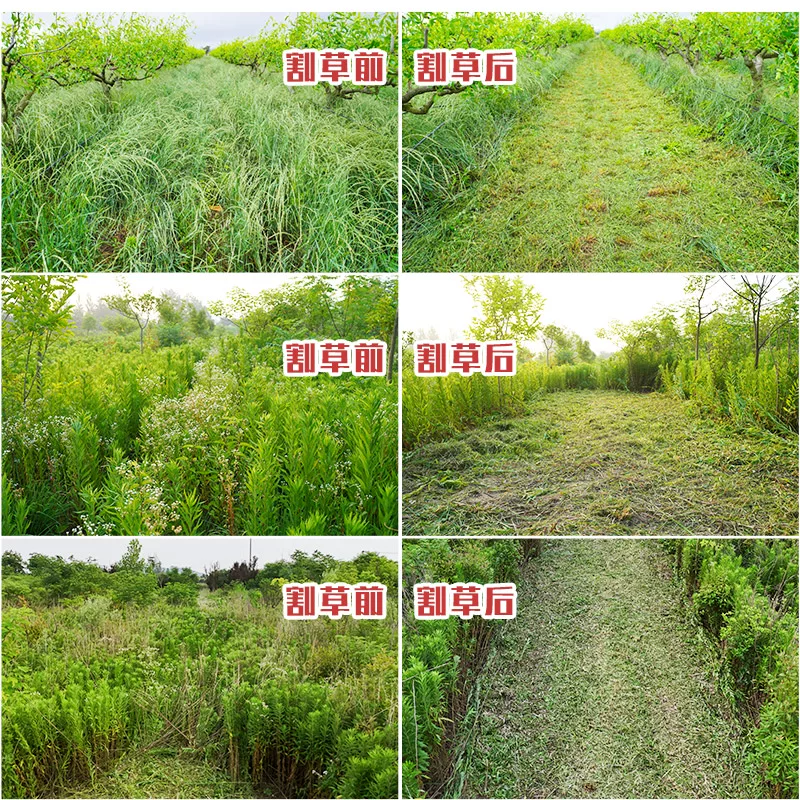 Remote control lawn mower, orchard track type weeding machine, lawn trimmer, garden all terrain land reclamation and grass breaking machine