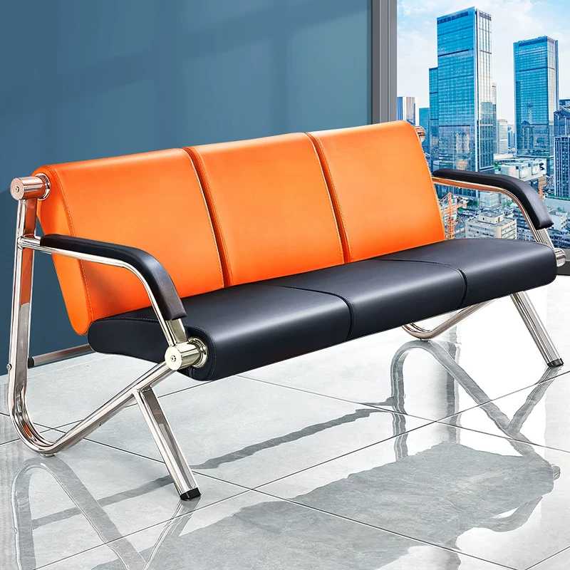 Row chairs, bank, hospital lobby, waiting chairs, store sofas, three seater stainless steel rest chairs, bathroom waiting chairs