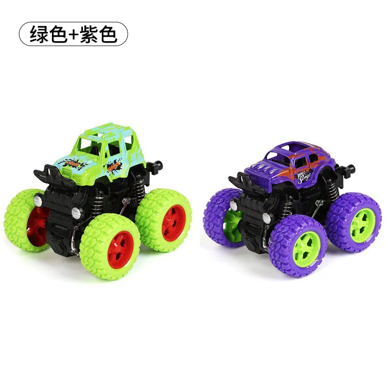 Inertial off-road vehicle toy super drop resistant climbing car model, nostalgic four-wheel drive toy car, like a real drop resistant car