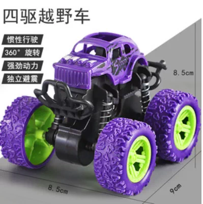 Inertial off-road vehicle toy super drop resistant climbing car model, nostalgic four-wheel drive toy car, like a real drop resistant car
