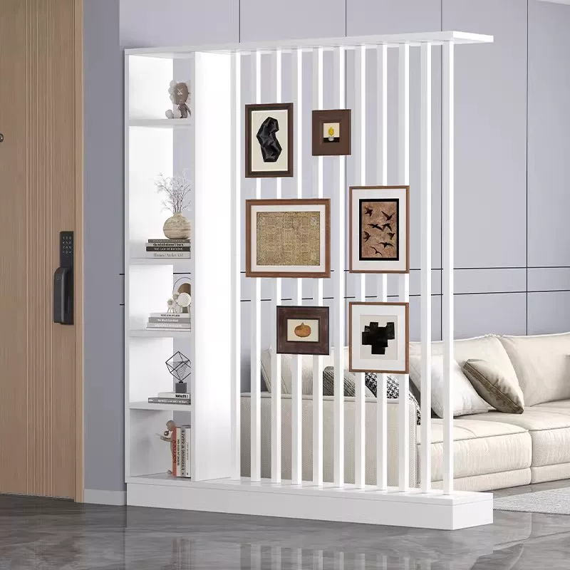 Floor to ceiling screen partition, foyer cabinet, living room, new home style, creative Chinese style, front door decoration, screen cabinet