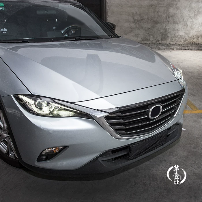 Подходит для Mazda 16-19 CX-4 углеродного волокна средняя сеть декоративная полоса средняя сеть