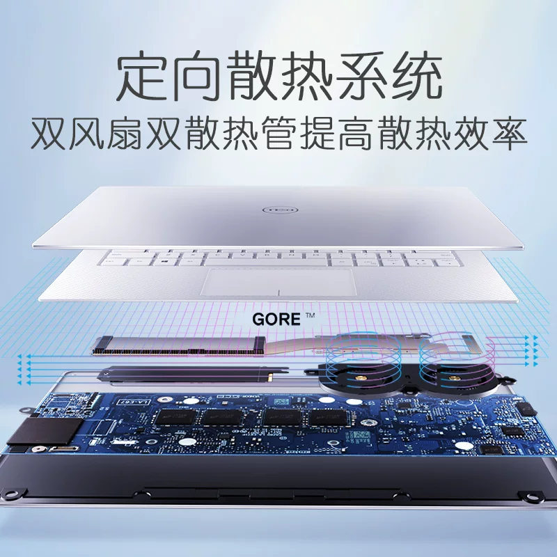 Dell/戴尔 Дизайнерский легкий и тонкий портативный ноутбук, intel core i5, бизнес-версия, официальный флагманский магазин, официальный сайт
