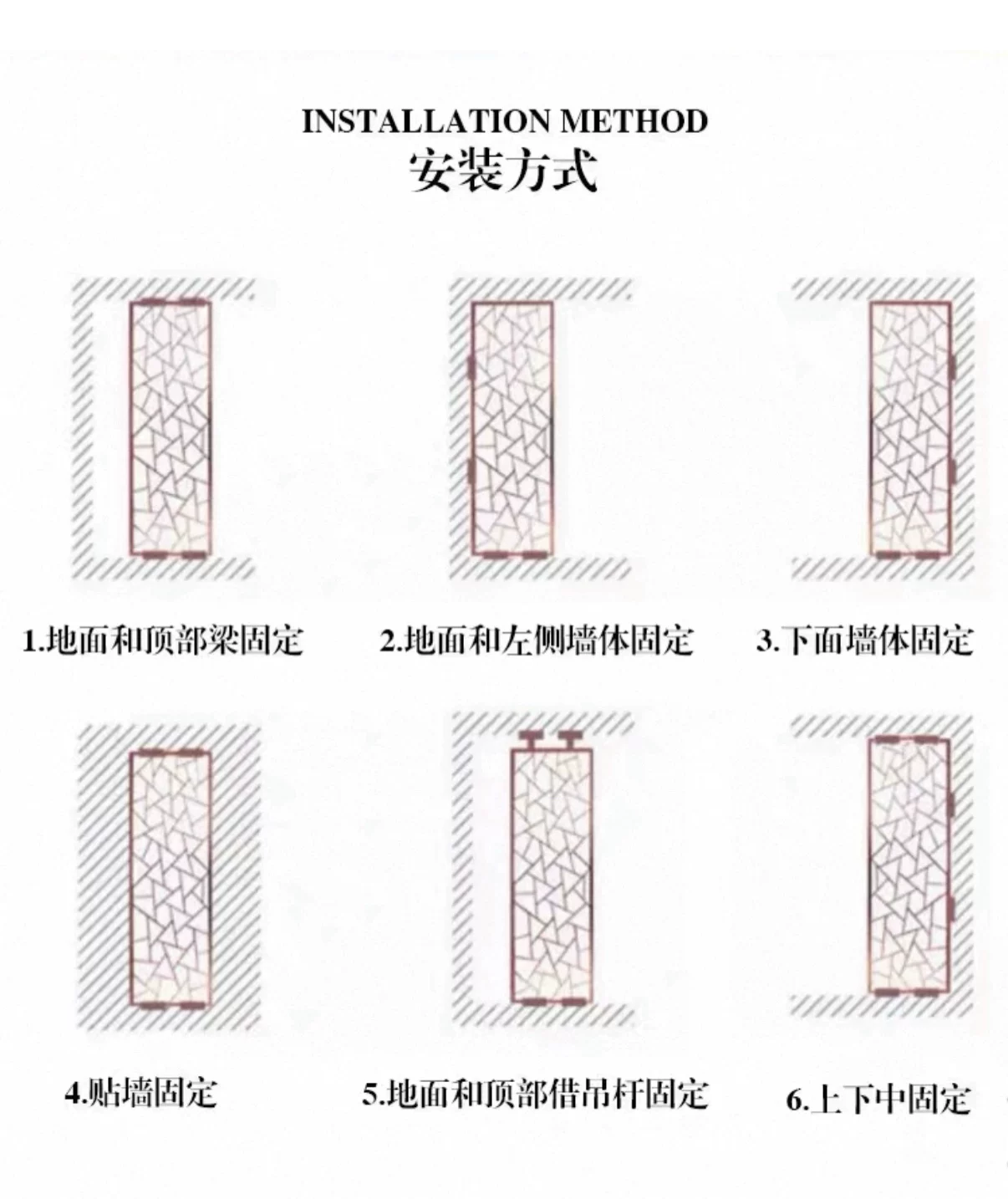 Stainless steel screen, wrought iron partition, living room entrance, new Chinese modern minimalist decorative wall, hollow out shading grille
