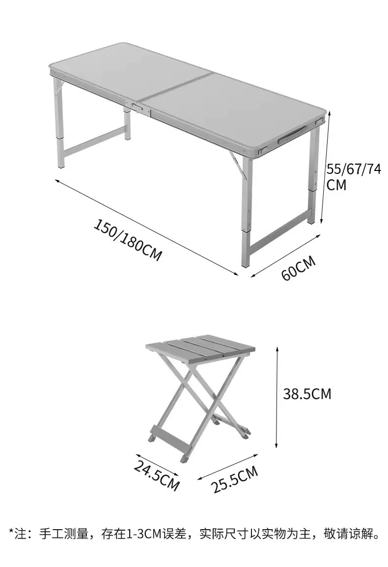 Folding tables, night market stalls, starting work, folding tables and chairs, setting up stalls, folding tables and chairs, outdoor portable push tables