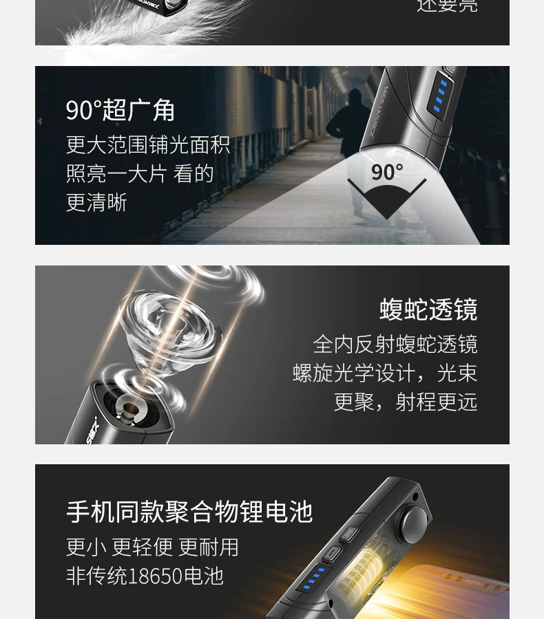 Mingjiu 2025 New Headlights with Strong Light Charging and Ultra Bright Night Fishing Special Outdoor Mountaineering Ear Head Mounted Lighting