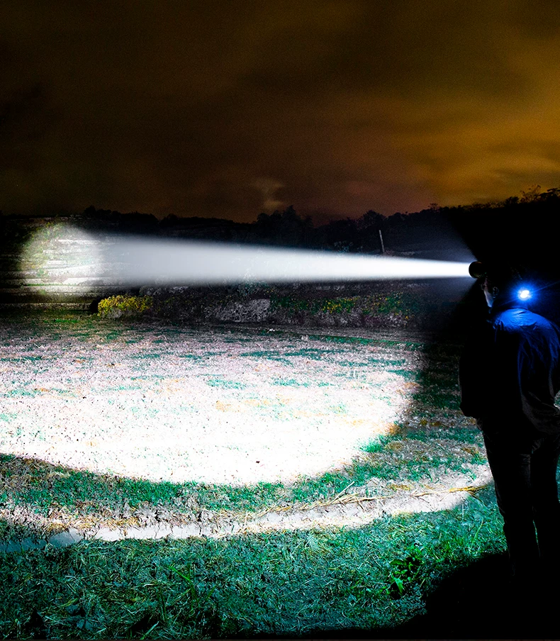Mingjiu headlamp 2026 new strong light ultra bright head mounted outdoor hiking and fishing sensing ultra long endurance lighting lamp