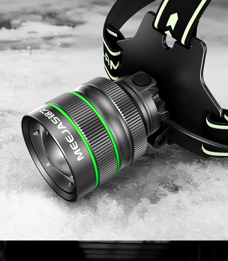 Mingjiu headlamp 2026 new strong light ultra bright head mounted outdoor hiking and fishing sensing ultra long endurance lighting lamp