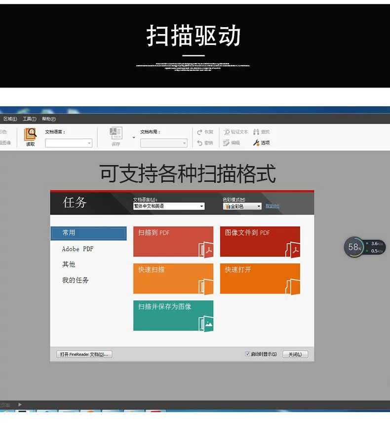 富士通fi6130扫瞄仪机高速双面彩色连续快速自动小型高清专业办公