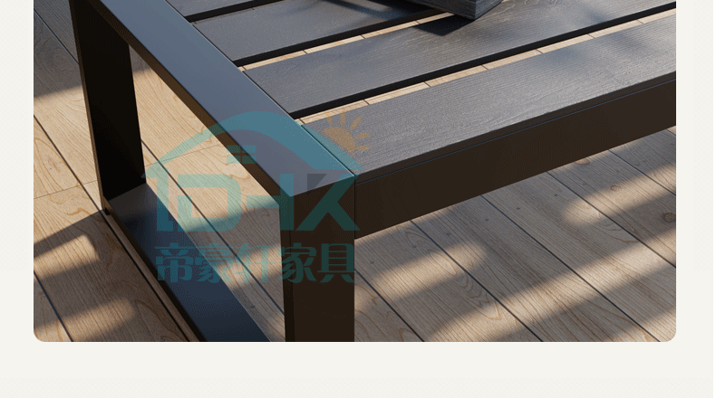 Outdoor Sofa, Courtyard Garden, Outdoor Aluminum Alloy Outdoor Tea Table Combination, Balcony, Leisure, Waterproof, Sunscreen, Rattan Weaving