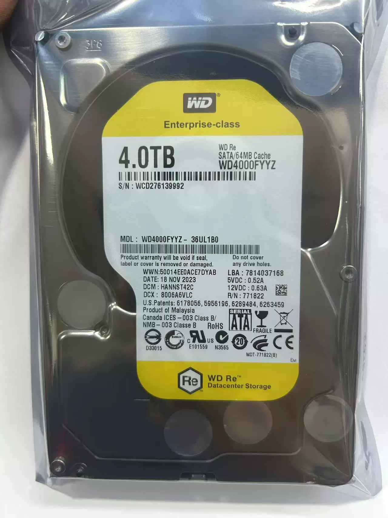 New 4TB hard drive 1TB 2TB 3TB 6TB enterprise grade Hikvision Dahua monitoring and recording mechanical hard drive desktop