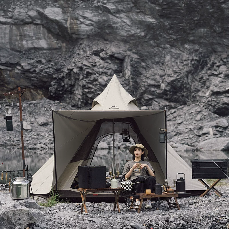 NH NOR Ranchs Hexagonal Pyramid Tent 3-4 маринованный космический лагерь палатка солнцезащитный крем солнцезащитный крем солнцезащитный крем