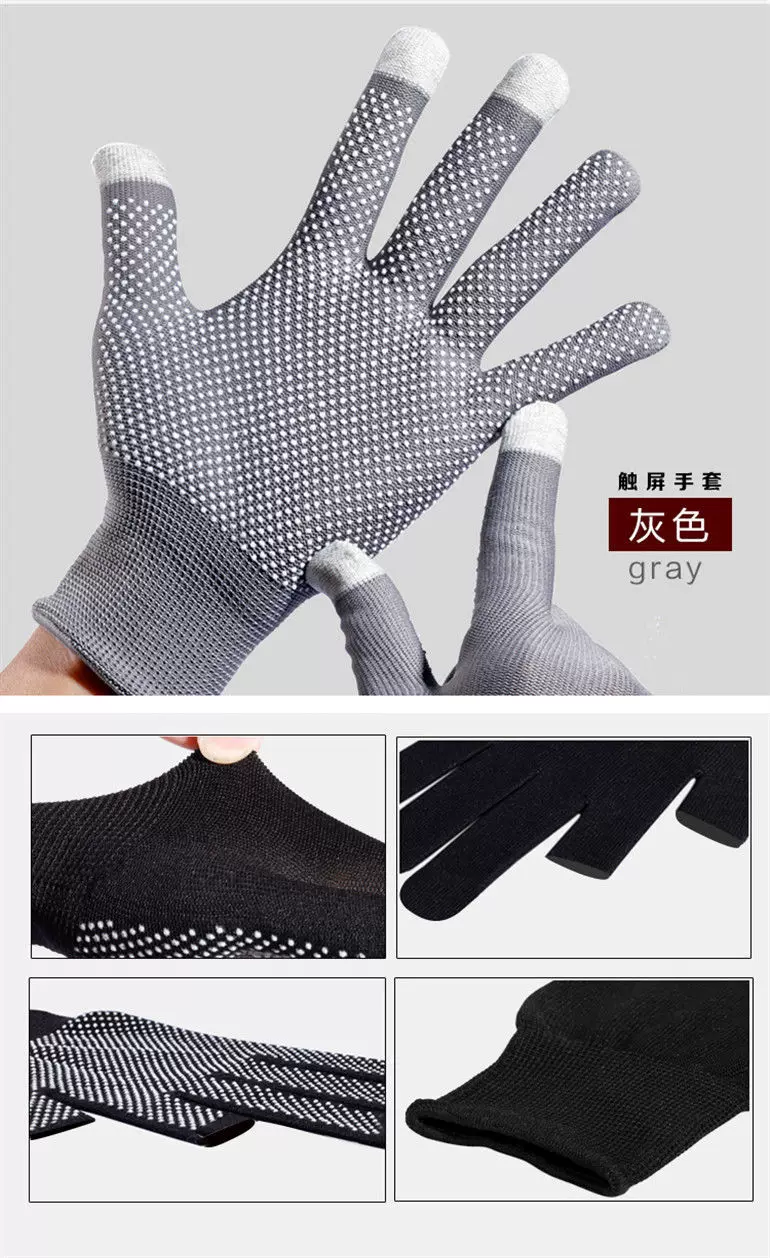 Delivery rider gloves for men in summer, exposed fingers, sun protection, wear resistance, breathability, specialized touch screen for cycling and courier delivery