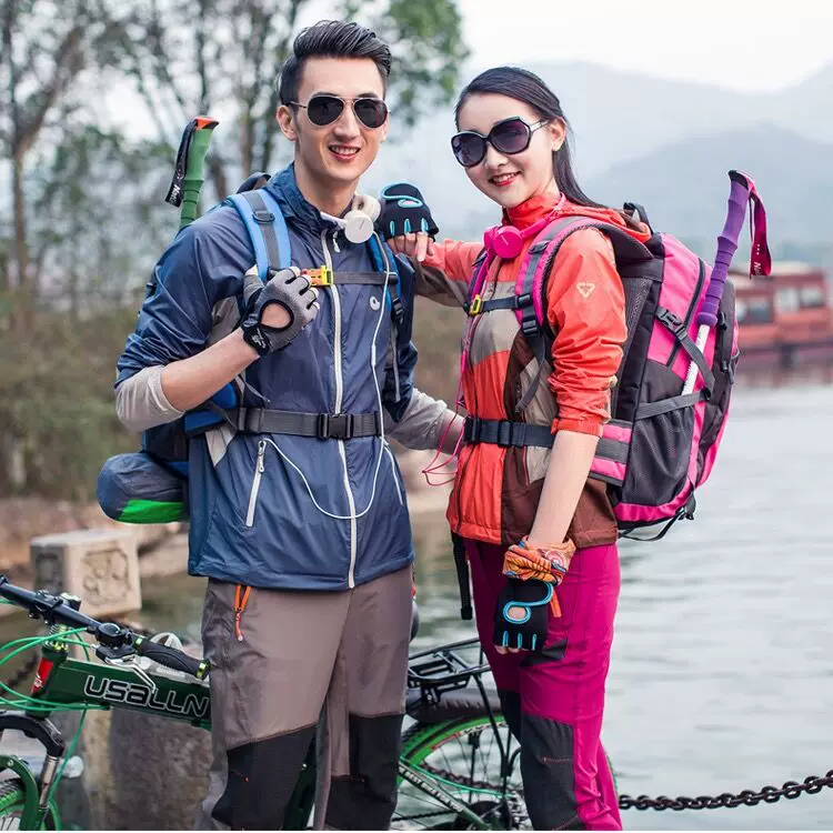 Outdoor hiking bag 40L large capacity lightweight travel backpack for men and women, waterproof riding backpack, backpack