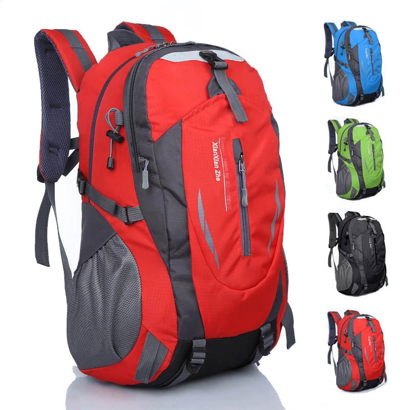 Outdoor hiking bag 40L large capacity lightweight travel backpack for men and women, waterproof riding backpack, backpack