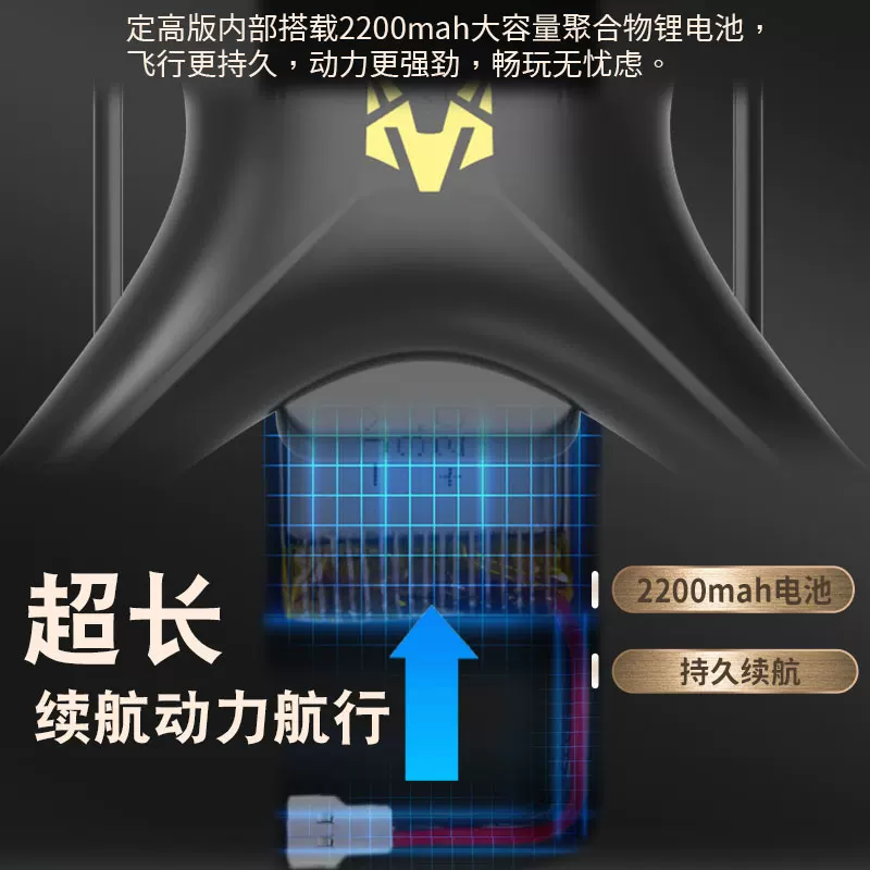Professional aerial photography of obstacle avoidance drones, four axis remote-controlled aircraft, drop resistant children's toy student competition training