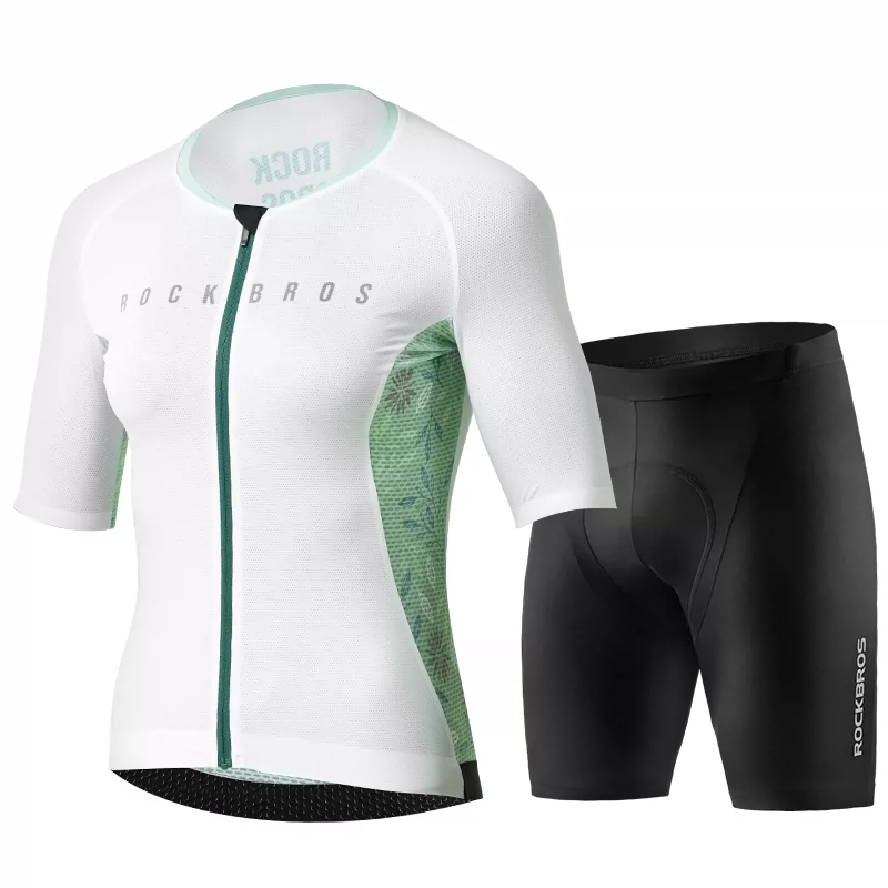Rock Brothers Summer Short sleeved Shorts Men's and Women's Highway Mountain Bike Clothes ROCKBROS YKK Zipper Professional Cycling Equipment