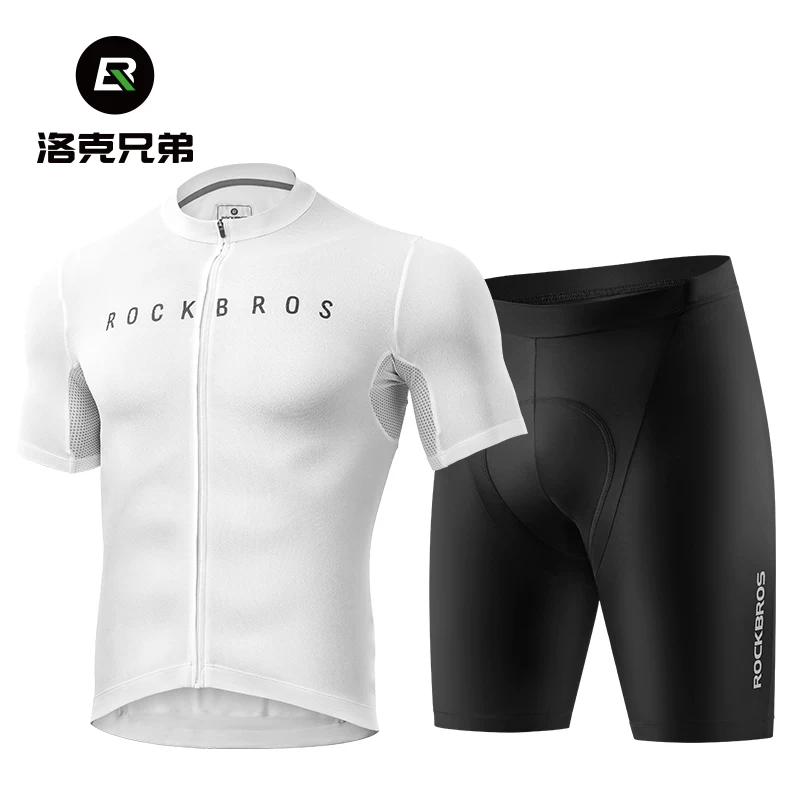 Rock Brothers Summer Short sleeved Shorts Men's and Women's Highway Mountain Bike Clothes ROCKBROS YKK Zipper Professional Cycling Equipment