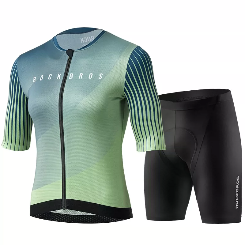 Rock Brothers Summer Short sleeved Shorts Men's and Women's Highway Mountain Bike Clothes ROCKBROS YKK Zipper Professional Cycling Equipment