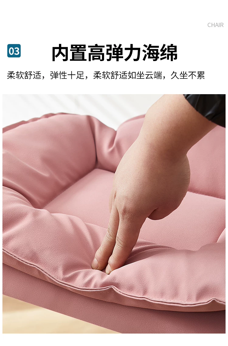 吧台椅家用升降酒吧椅靠背旋转办公椅简约网红椅子公司前台办公椅